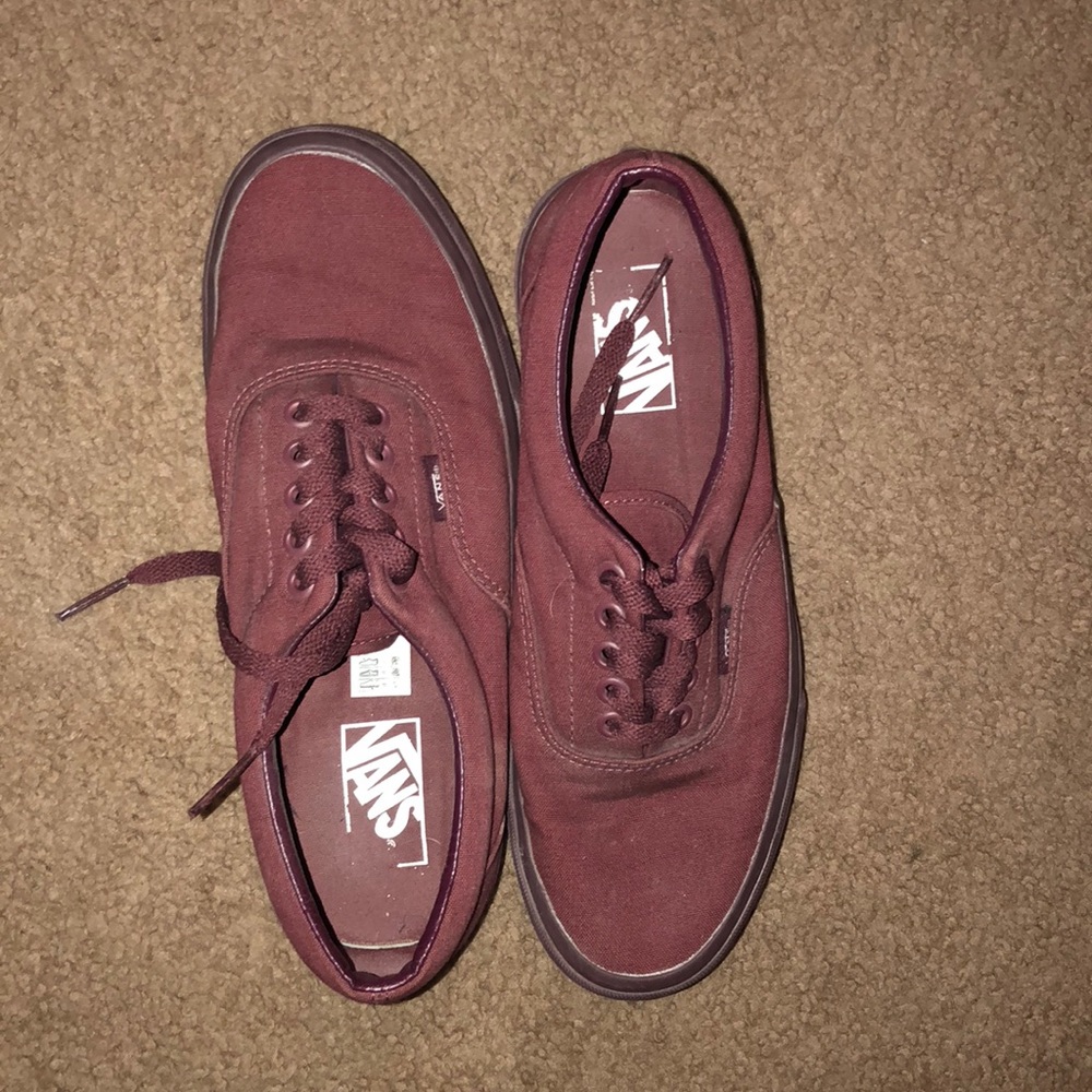 Maroon Vans